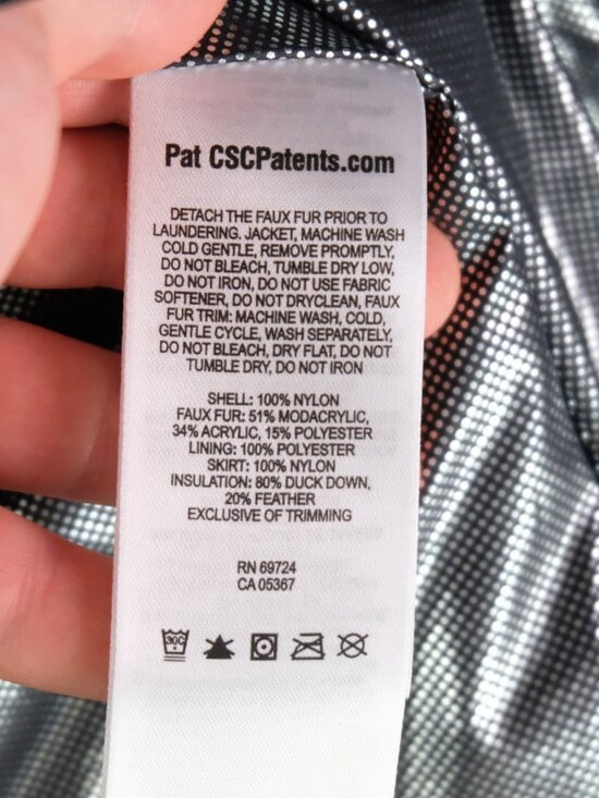 Columbia Winter Jacket Womens 2X Black Omni Heat Duck Down Fur Hood Pit Zip - Picture 12 of 13